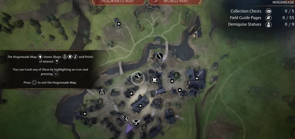 Hogsmeade Map