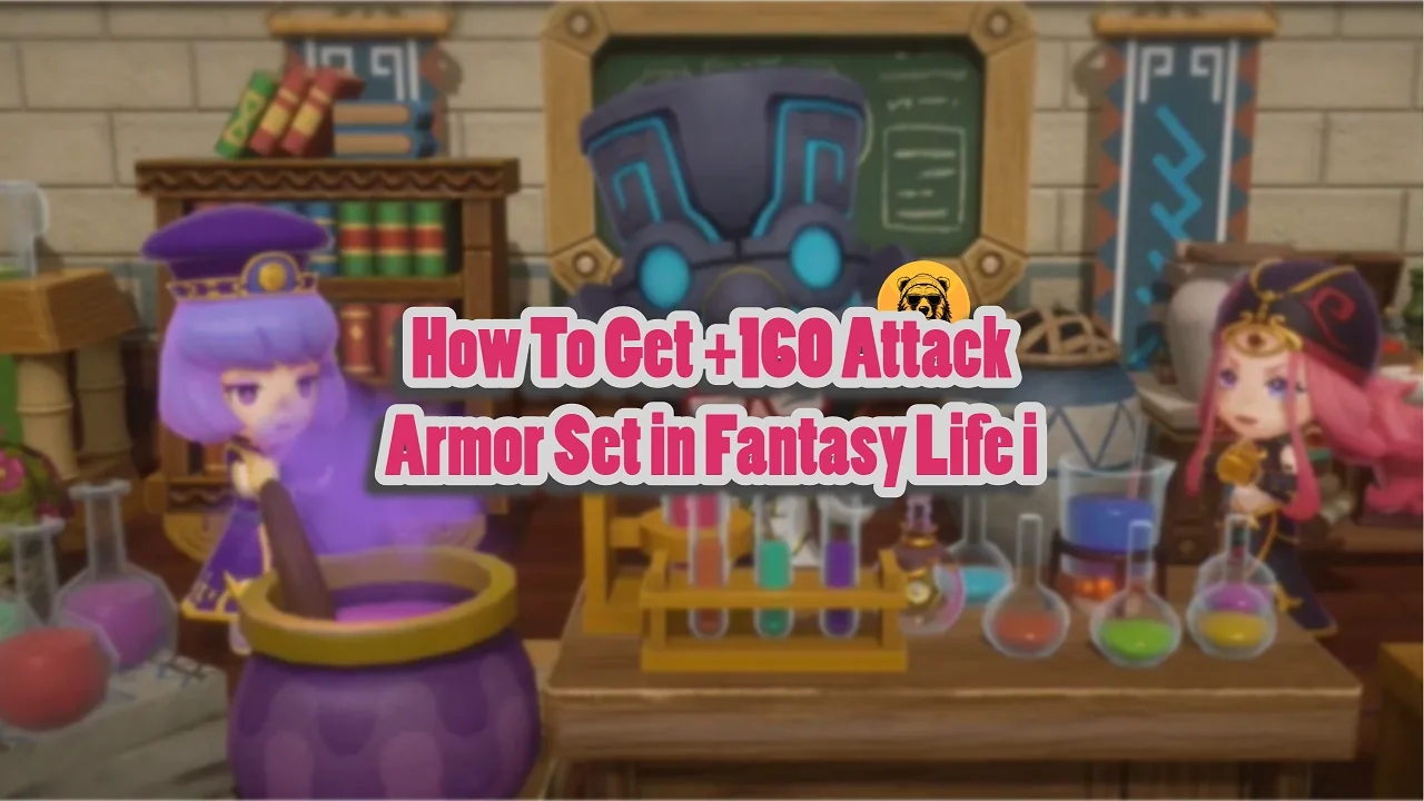 How To Get +160 Attack Armor Set in Fantasy Life i