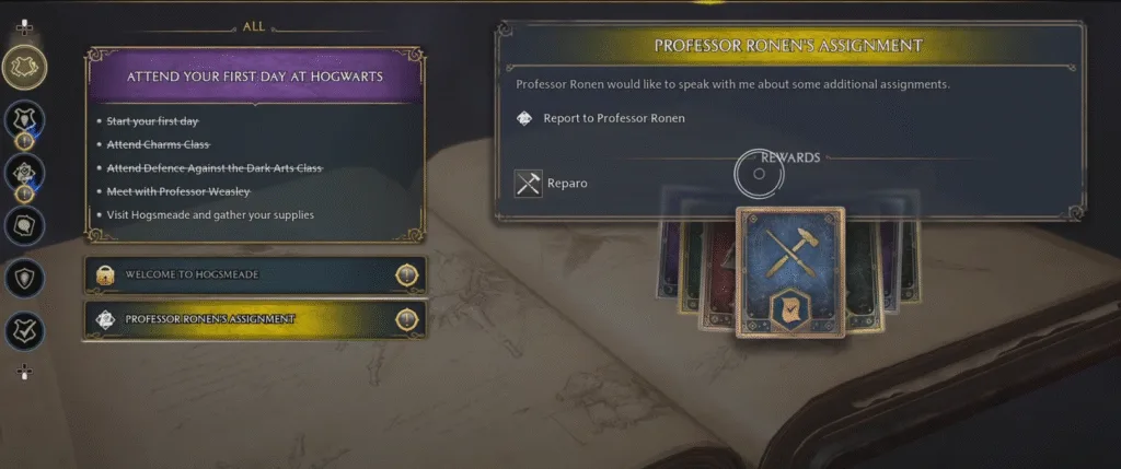 Unlock Reparo Spell In Hogwarts Legacy
