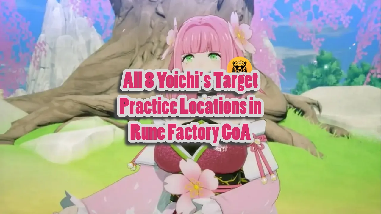 Rune Factory GoA All 8 Yoichi's Target Practice Locations