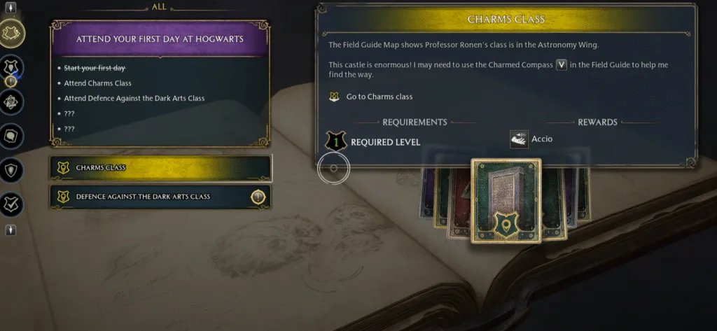 Accio Spell in Hogwarts Legacy