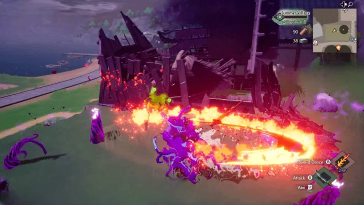 removing blightbloom in rune factory