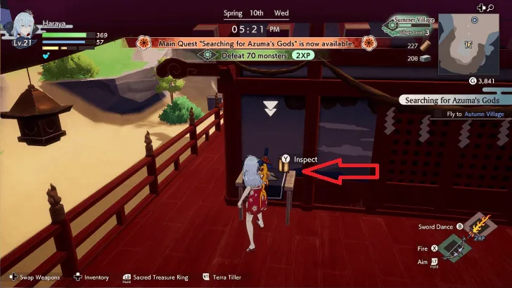 summer village ledger location