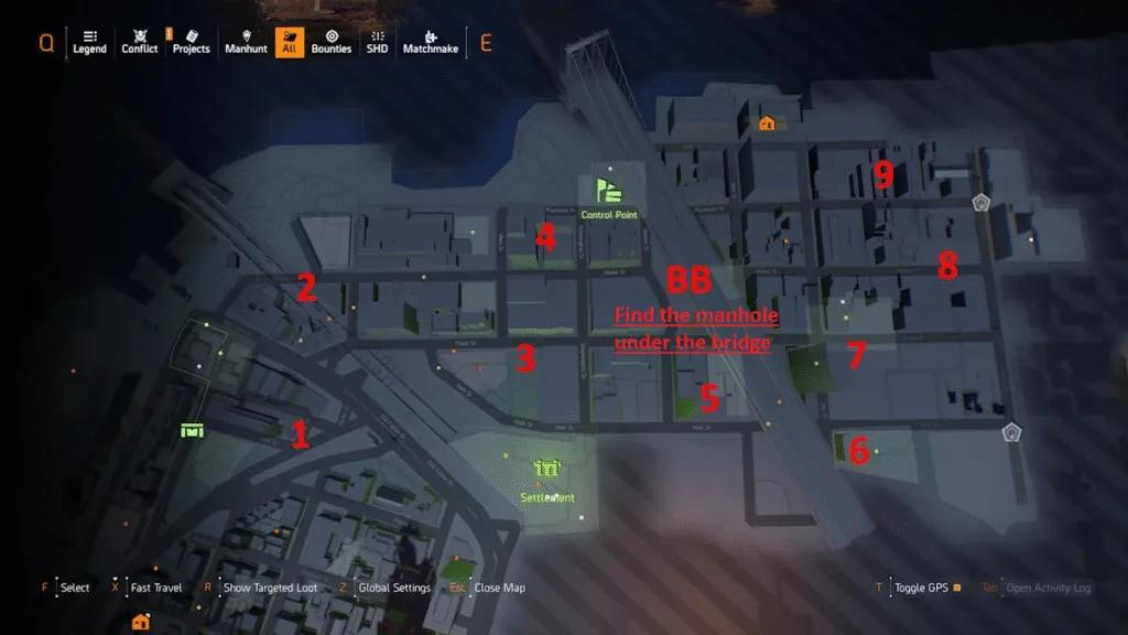 All 9 Antenna Locations in The Division 2