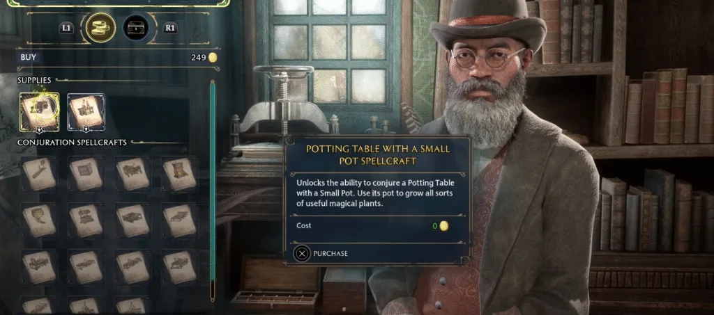 Tomes and Scrolls location in Hogwarts Legacy