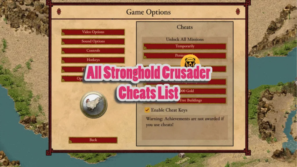 All Stronghold Crusader Cheats and Console Commands