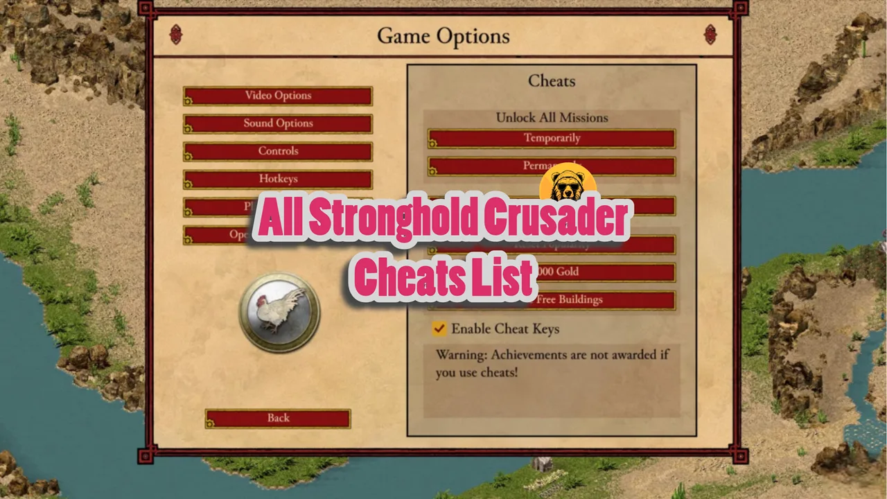 All Stronghold Crusader Cheats and Console Commands