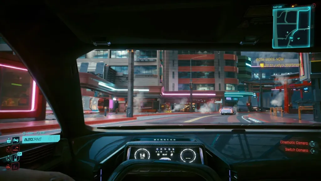 Use AutoDrive in Cyberpunk 2077