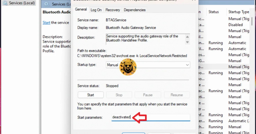 Disable Bluetooth Audio Gateway Service to fix broken Bluetooth audio in Grounded 2.