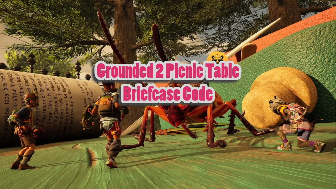 Grounded 2 Picnic Table Briefcase Code