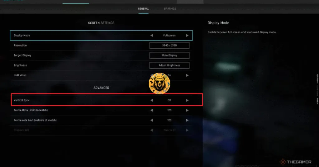 Enable Vertical Sync to fix Mecha Break's random gameplay crashes.