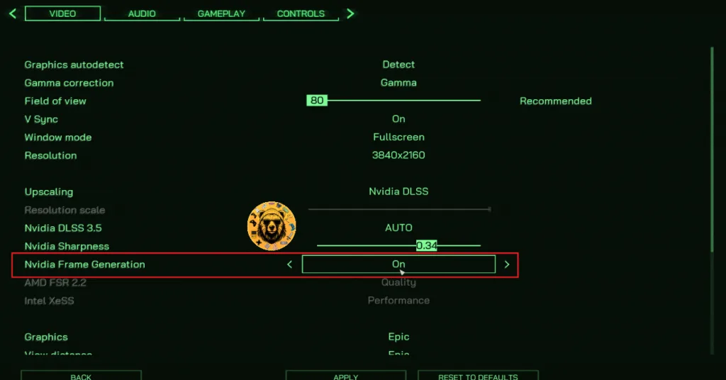 How to turn off NVIDIA Frame Generation in RoboCop Rogue City to fix LowLevelFatalError error?
