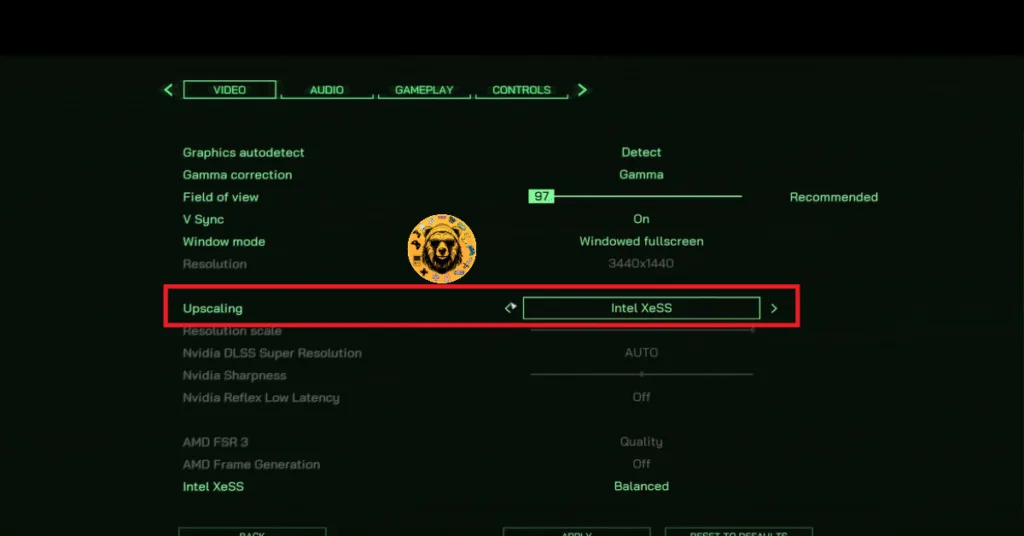 How to switch upscaling to XESS in RoboCop Rogue City to fix the fatal error on PC?