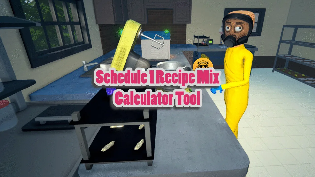 Schedule 1 Recipe Mixer and Price Effects Calculator