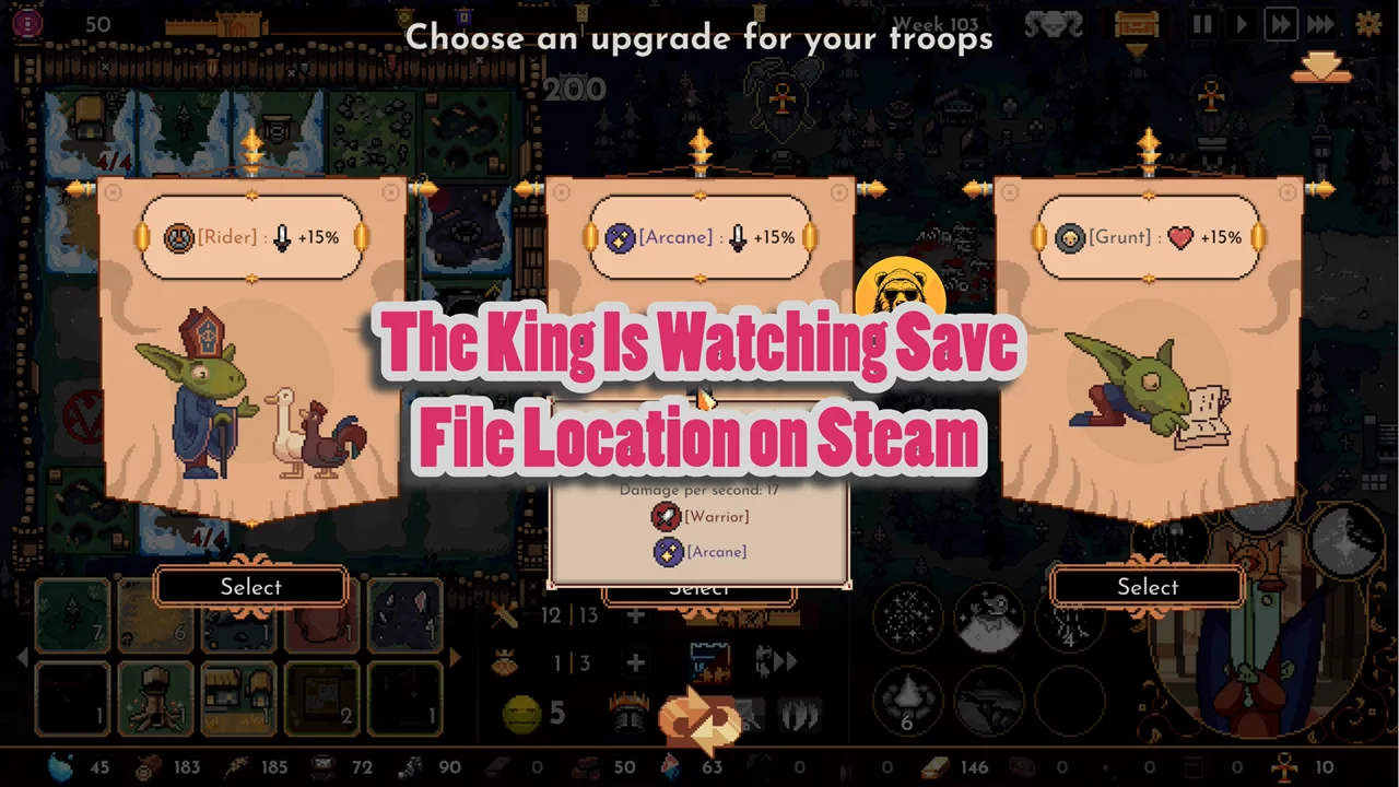 The King Is Watching Save File Location on Steam