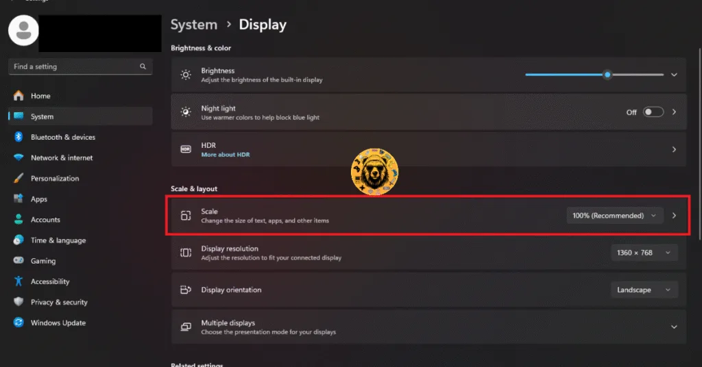 How to change the Windows Display Scale to fix the WUCHANG Fallen Feathers Fatal Error crash on PC?