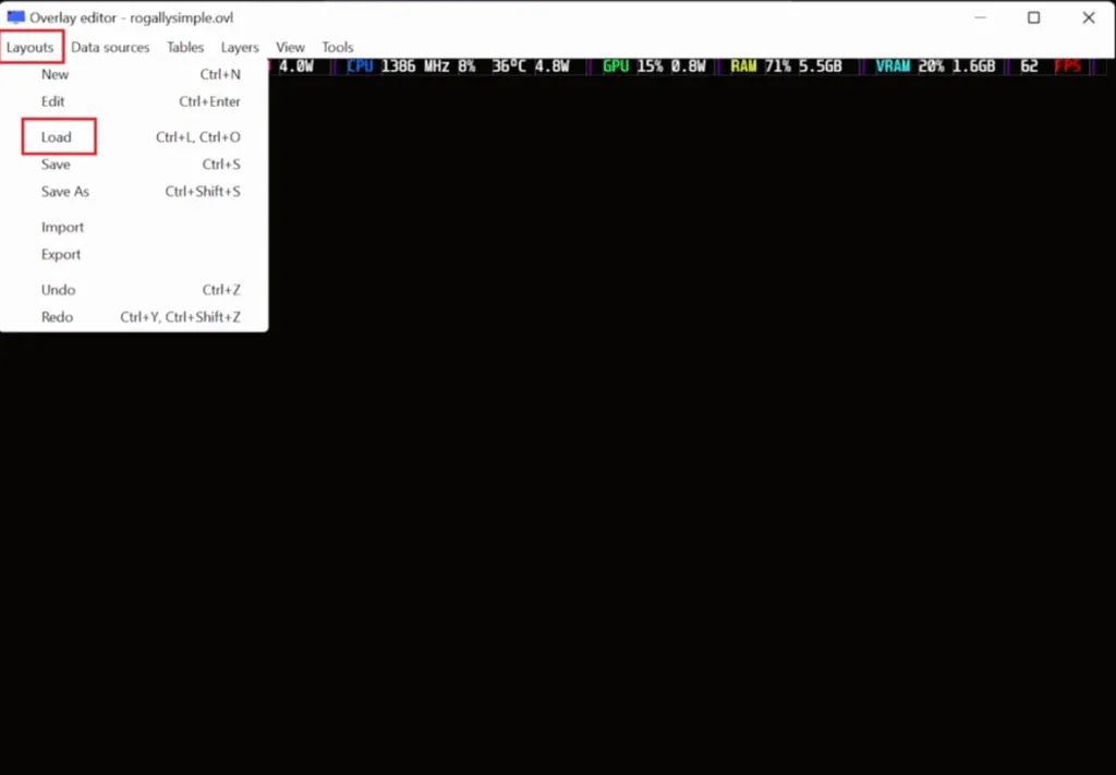 loading custom overlay on rog ally and ally x