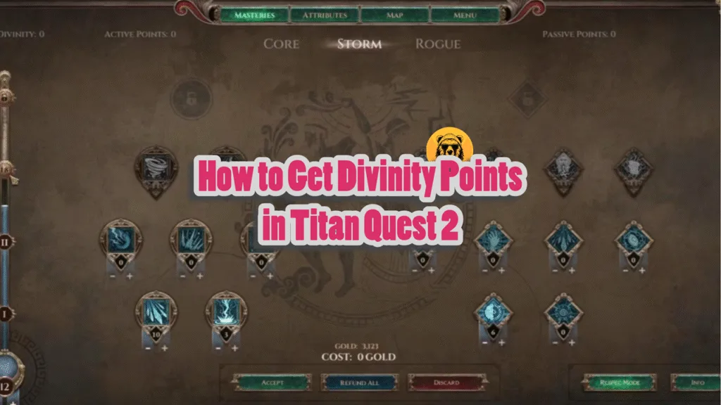 3 Ways to Get Divinity Points in Titan Quest 2