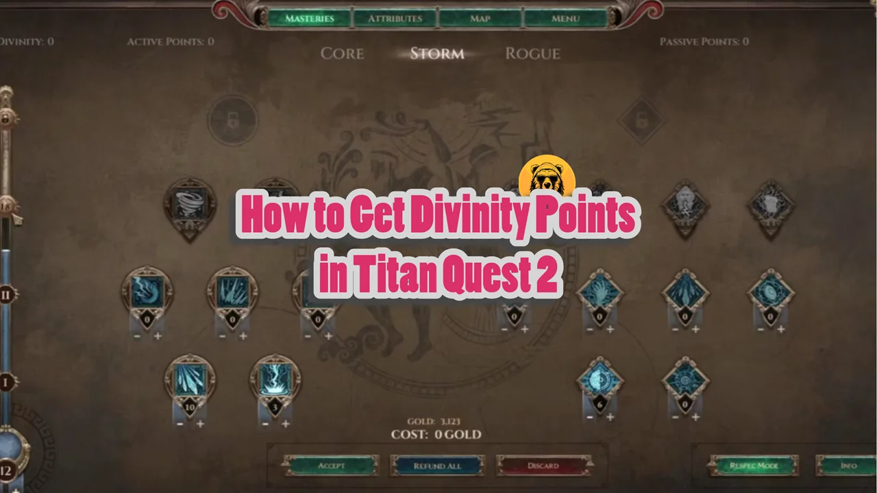 3 Ways to Get Divinity Points in Titan Quest 2
