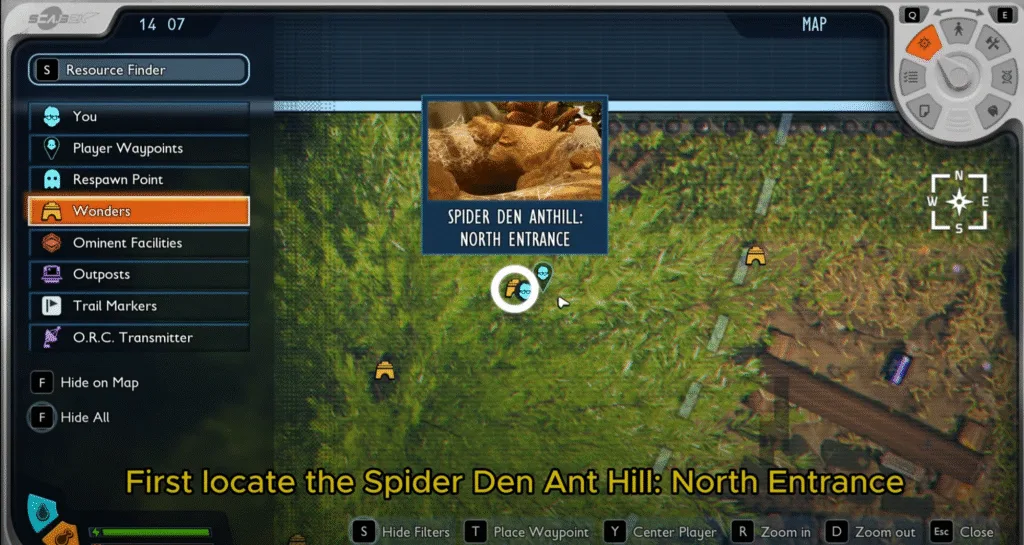 Crimson Avenger unique weapon location Grounded 2