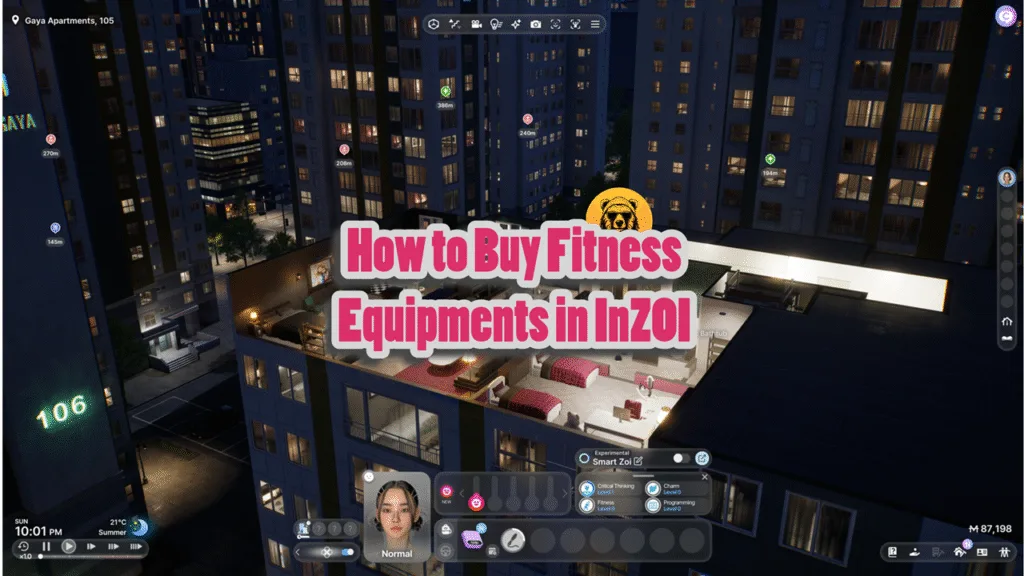 How to Buy Fitness Equipment in inZOI And Best Equipment