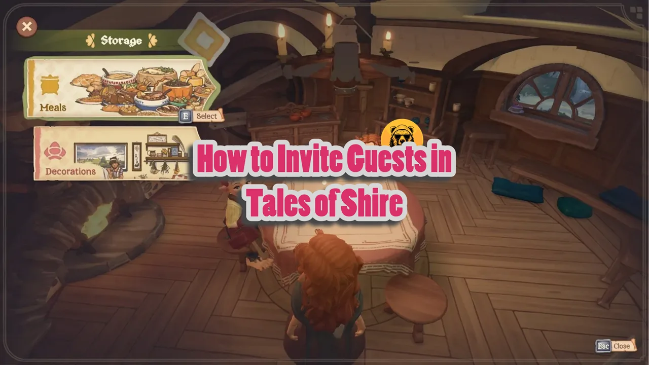 How to Invite Guests to Share Meals in Tales of Shire