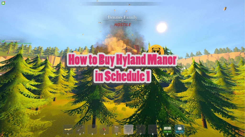 How to Unlock and Buy Hyland Manor in Schedule 1