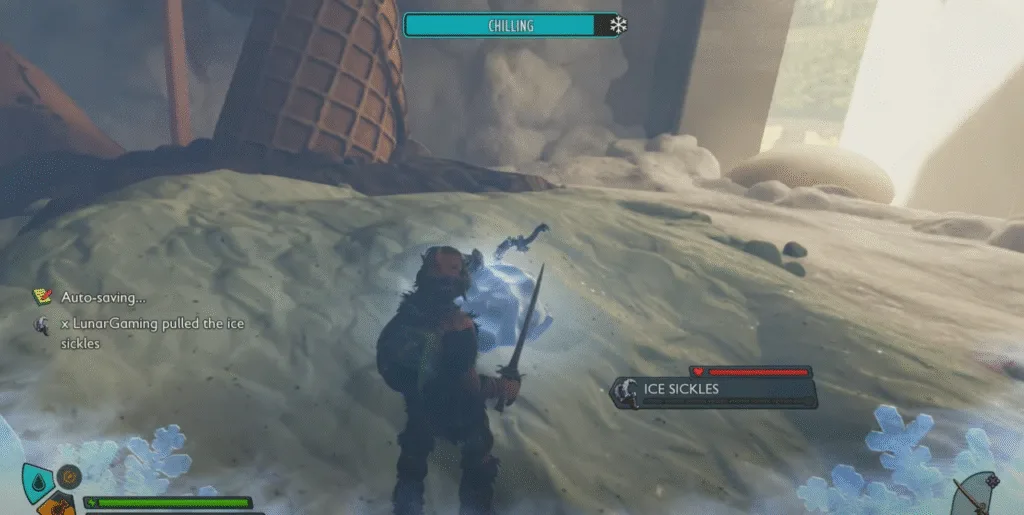 Ice Sickles unique weapon location Grounded 2