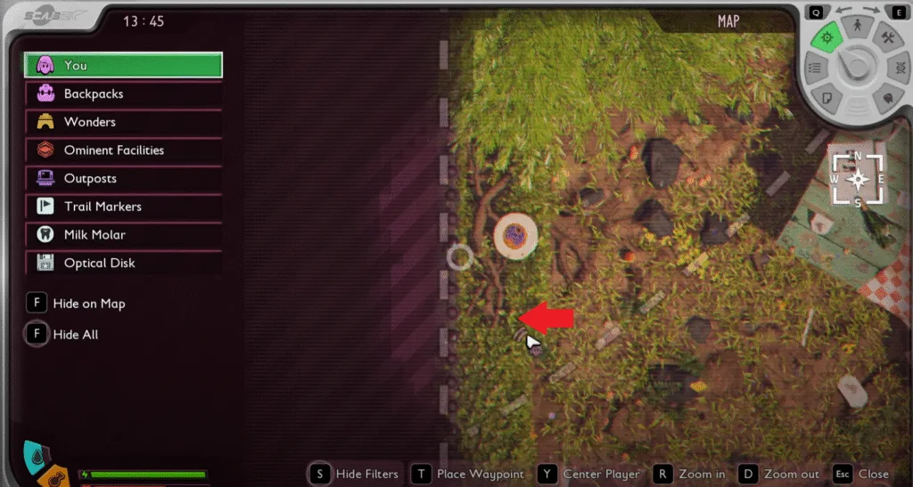 Bushwacker Unique weapon location Grounded 2