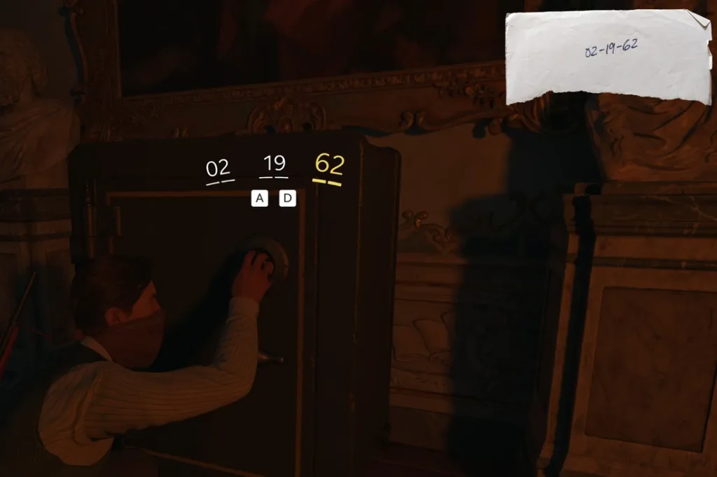 D’Amico’s safe code in Mafia the old country