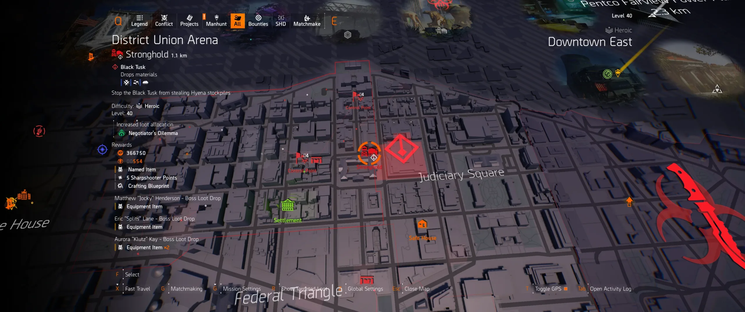 division 2 invaded stronghold