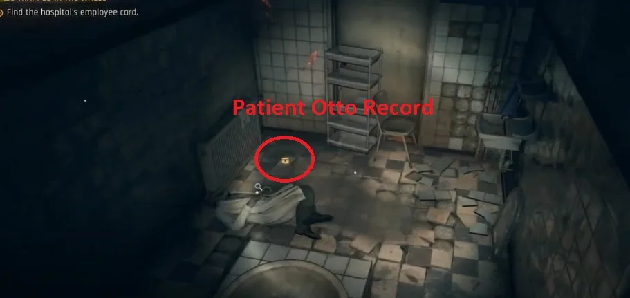 Otto Patient Record location in Borderlands 4