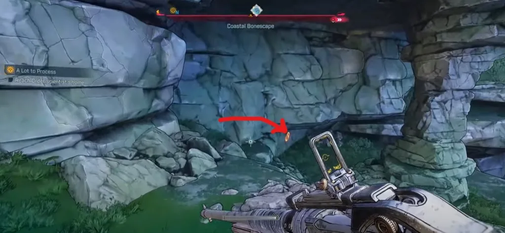 Coastal Bonescape Vault Symbol Location #3 in Borderlands 4