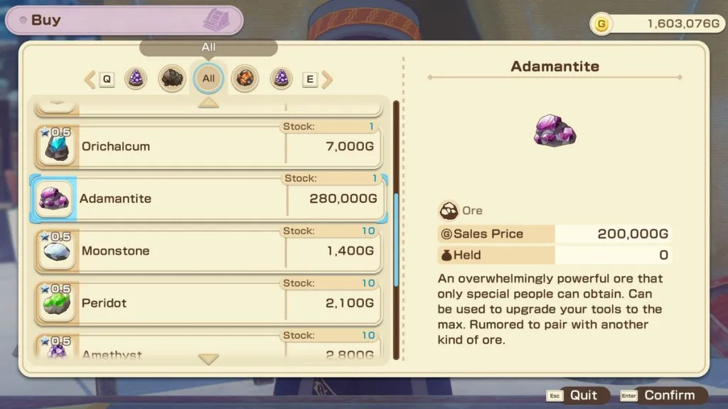 best way to get Adamantite in SOS Grand Bazaar