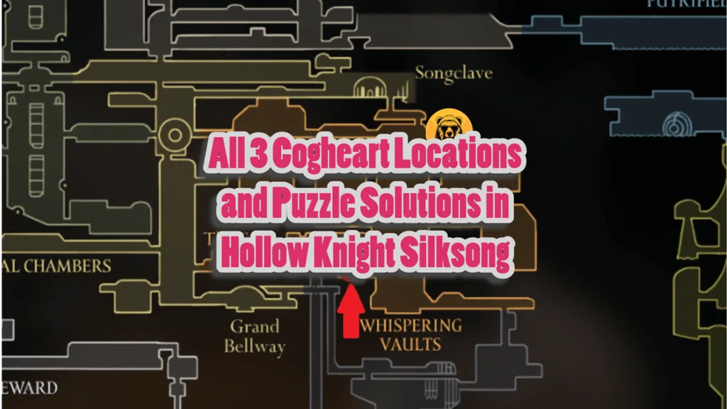 All 3 Cogheart Locations and Puzzle Solutions in Hollow Knight Silksong