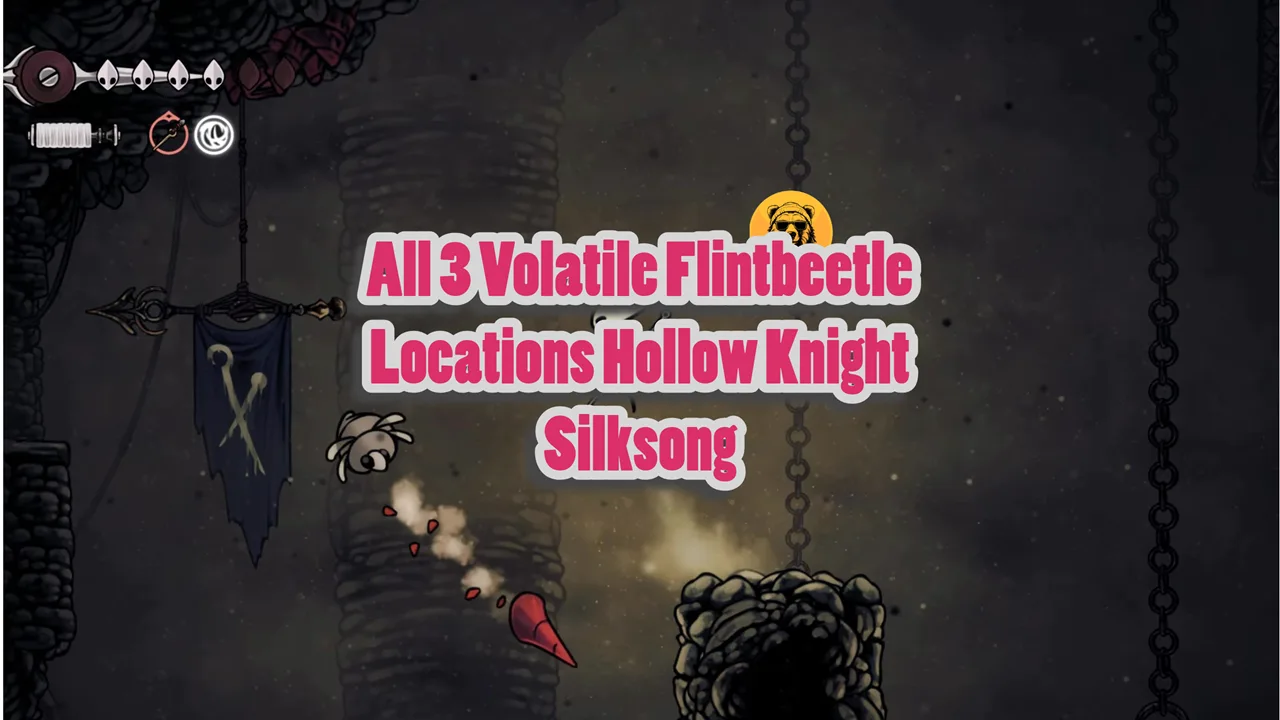 All 3 Volatile Flintbeetle Locations Hollow Knight Silksong
