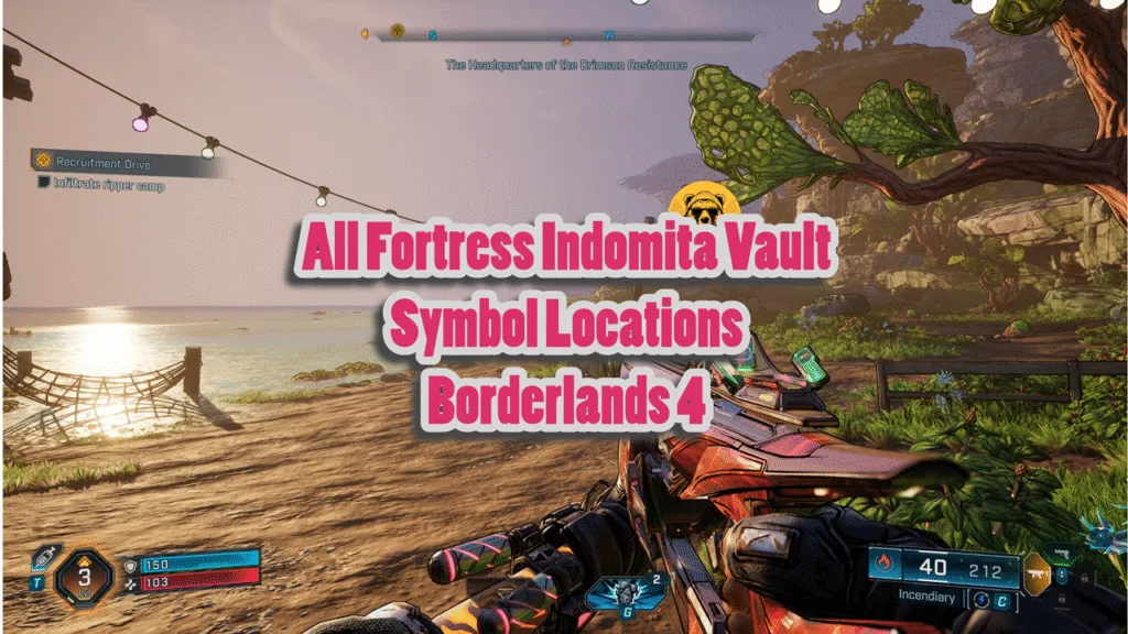 All Fortress Indomita Vault Symbol Locations Borderlands 4