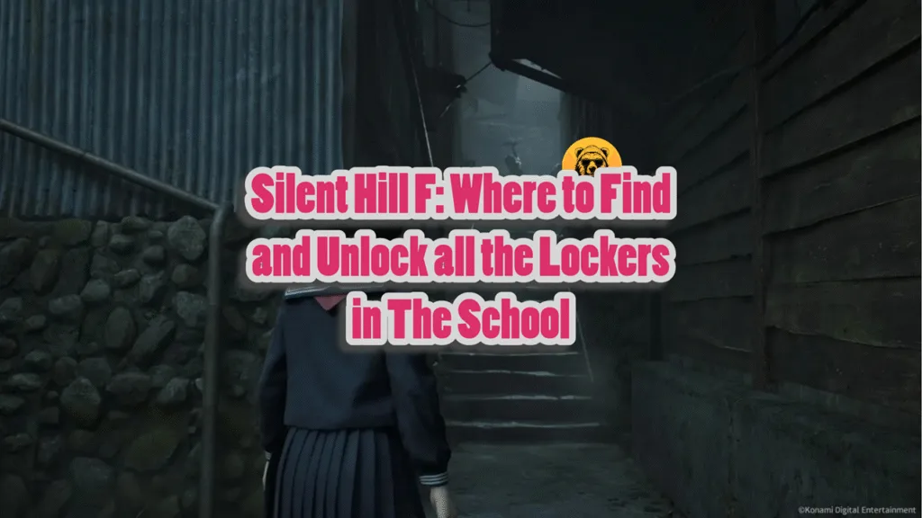 All School Locker Codes and Locations In Silent Hill F