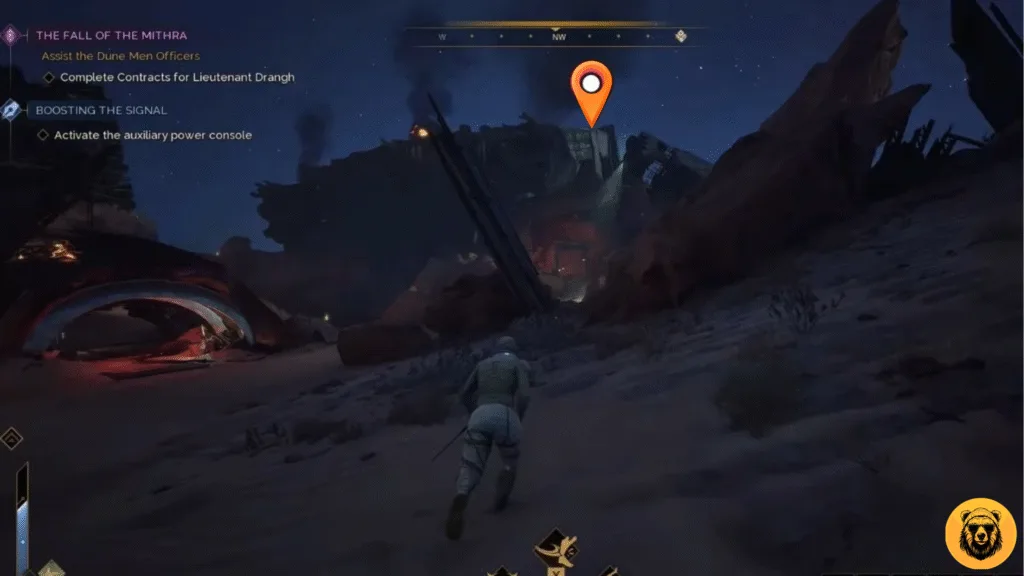 Auxiliary Power Console Location