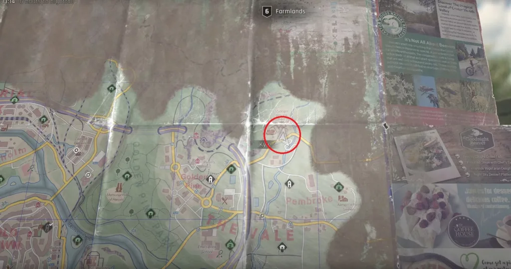 Baron's Research Memo Location 2 in dying light the beast Farmlands