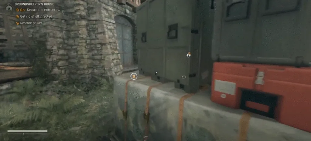 Baron's Research Memo Location #5 on crate in a valley (National park)