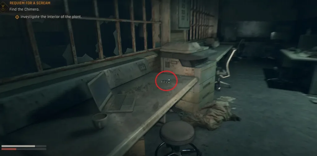 Baron's Research Memo Location 8 in dying light the beast industrial zone in a factory