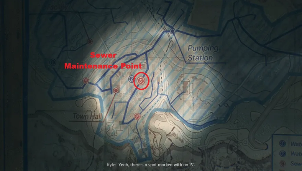 Blueprint to the water system in dying light the beast