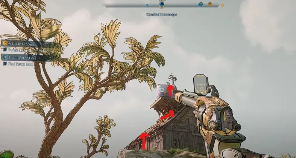 Coastal Bonescape Vault Symbol Location #1 in Borderlands 4