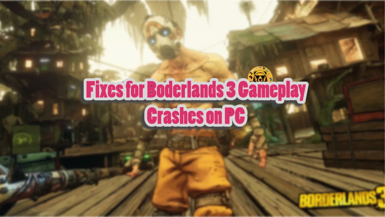 How do I fix in-game crashes in Borderlands 3 on PC?