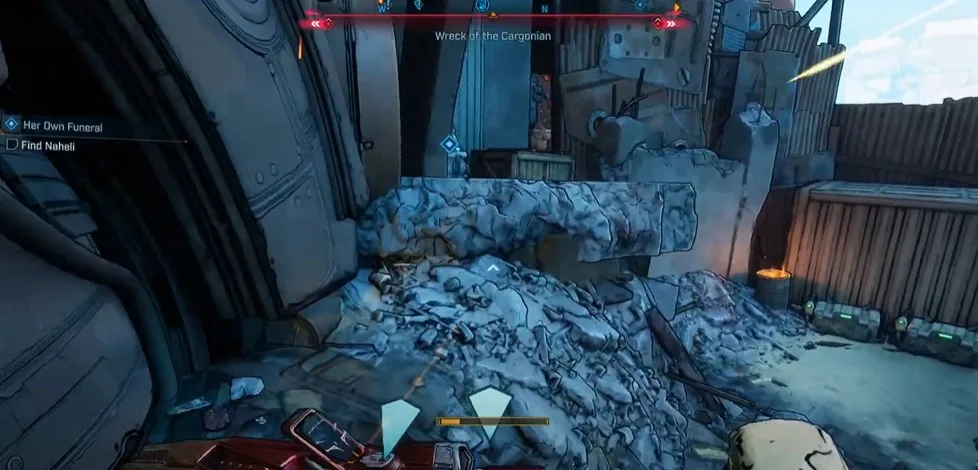 Echo Log Location #1 & #2 in Tonnage Peel in BL4