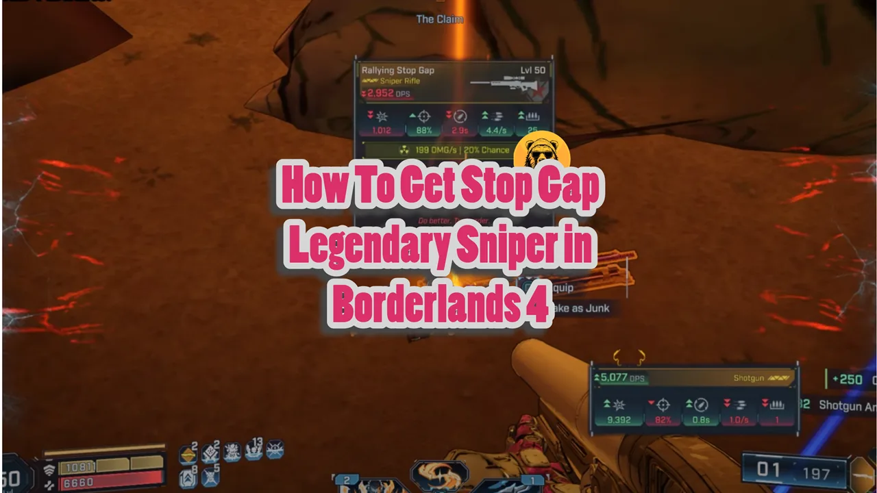 How To Get Stop Gap Legendary Sniper in Borderlands 4