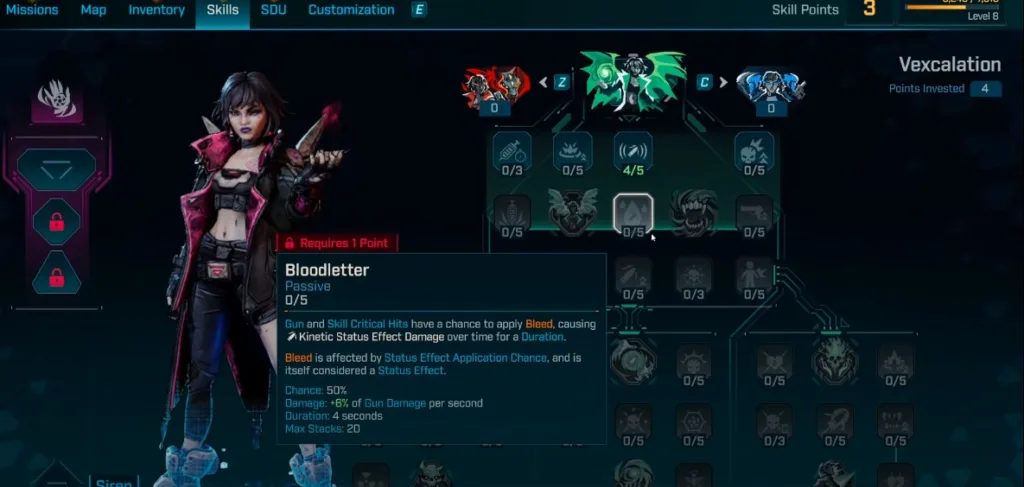 How to Respec Skill Points Borderlands 4