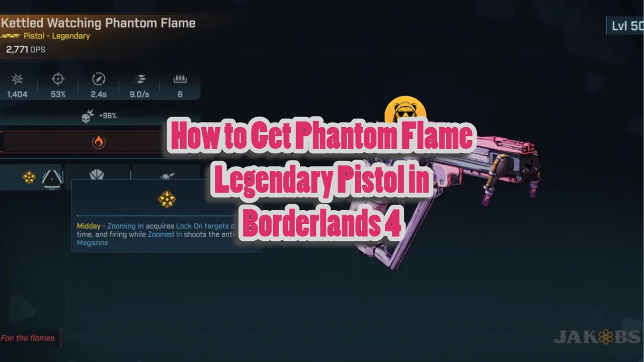 How to Get Phantom Flame Legendary Pistol in Borderlands 4