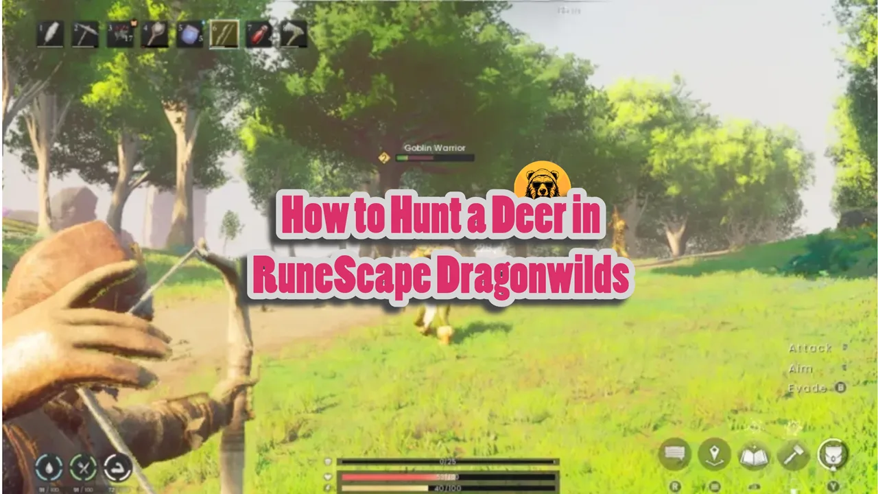 How to Hunt a Deer in RuneScape Dragonwilds